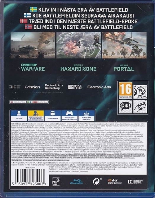 Battlefield 2042 - PS4 (B Grade) (Genbrug)